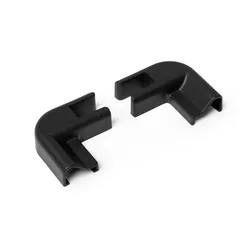 Supporto barra salvagoccia per box doccia profilo nero - Nilo