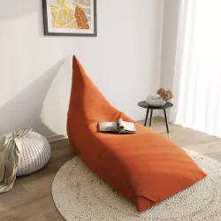 Sacca per poltrona pouf in tessuto olefin terracotta - Baku