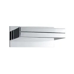 Bocca di erogazione vasca a cascata 15 cm in acciaio inox cromato