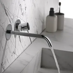 Miscelatore lavabo a parete cromato - Plaka Stick