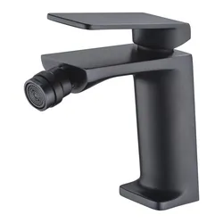 Miscelatore bidet nero opaco - Suva
