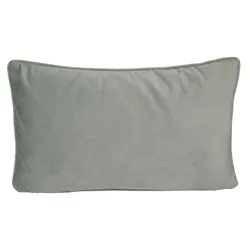Cuscino 30x50 cm sfoderabile in tessuto azzurro - Wynter
