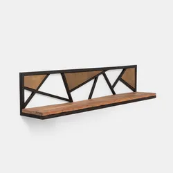 Mensola 118x25h cm in legno di acacia - Freia Acacia
