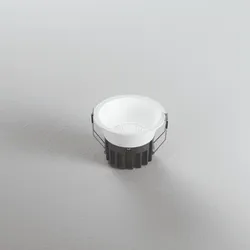 Faretto da incasso diametro 8,5 cm in alluminio antiriflesso bianco satinato