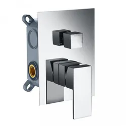 Miscelatore ad incasso cromato a 3  vie