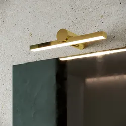 Lampada applique 30 cm in metallo oro - Float