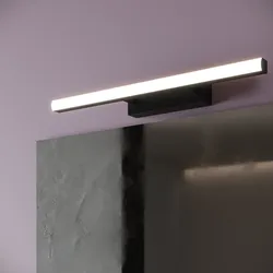 Lampada applique orientabile 45 cm in metallo nero opaco - Orients
