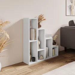 Set 2 librerie modulari 42x45h e 42x89h bianco - Tobs