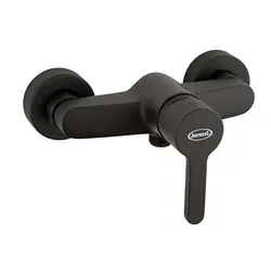 Miscelatore nero opaco per doccia esterno Jacuzzi - Rubinetteria Flag arredo bagno moderno