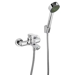 Miscelatore vasca con doccino cromo X9 di Jacuzzi - Rubinetteria