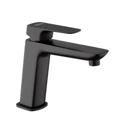 Miscelatore lavabo medio in ottone nero opaco X9 di Jacuzzi - Rubinetteria