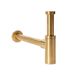 Sifone tondo a bottiglia in ottone oro - Jacuzzi