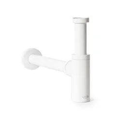 Sifone tondo a bottiglia in ottone bianco opaco - Jacuzzi Rubinetteria