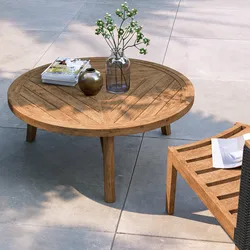 Tavolino da giardino 100x41 cm in legno teak - Elyse