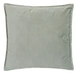 Cuscino 45x45 cm sfoderabile in tessuto azzurro - Wynter
