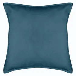 Cuscino 55x55 cm sfoderabile in tessuto petrolio - Wynter