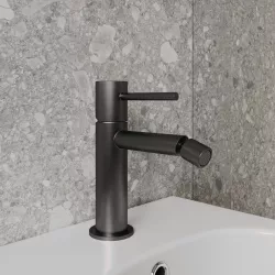 Miscelatore bidet in ottone nero spazzolato - Oasis