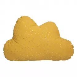 Cuscino in cotone a forma di nuvola giallo - Kids