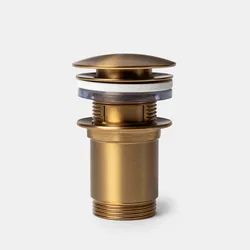 Piletta click-clack universale 8,5h cm oro spazzolato