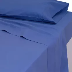 Piumino double-face 220x220 cm azzurro e blu - Monet