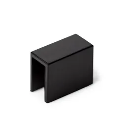 Supporto barra salvagoccia per box doccia finitura nero opaco - Tessa