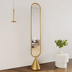Specchio da terra 28x170h cm in metallo oro - Merveille