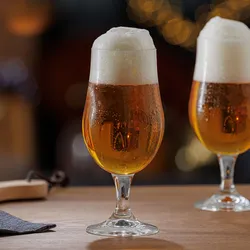 Set 4 calici 37 cl da birra in vetro trasparente