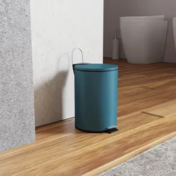 Cestino KADAX con coperchio e maniglia, grigio 25L