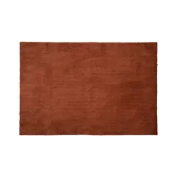Tappeto 170x120 a pelo corto terracotta - Jolanda