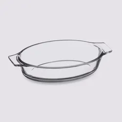 Pirofila 20x11 cm in vetro borosilicato trasparente