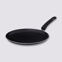 Padella antiaderente rotonda 26 cm per crepes in alluminio spessore 3 mm