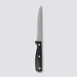 Coltello da disosso in acciaio inox forgiato cromo e manico nero - Groom