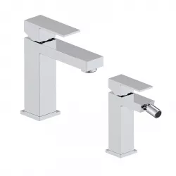 Set miscelatore lavabo e bidet cromo – Kyria