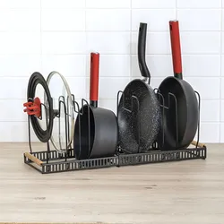 Scolapiatti allungabile 33-59x21h cm in metallo nero con separatori regolabili