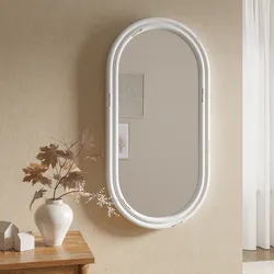 Specchio da parete 45x90h cm con cornice bianca - Hessen