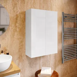 Pensile bagno 60 x 24 x 84 h cm bianco lucido - Eternity