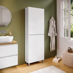 Colonna da bagno 60 x 24 x 181 h cm bianco lucido - Eternity