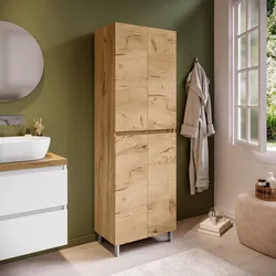 Colonna da bagno 60 x 37 x 181 h cm rovere africa - Eternity