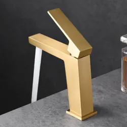 Miscelatore lavabo oro spazzolato - Forg