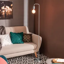 Piantana 150h cm in metallo argento - Scylla