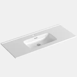 Lavabo da incasso 120x46 bianco lucido - Tidy