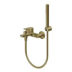 Miscelatore esterno vasca oro spazzolato - Lir