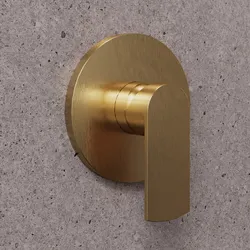 Miscelatore incasso doccia oro spazzolato - Fluid