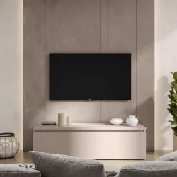 Porta tv 138x40h cashmere con cassettone - Clary