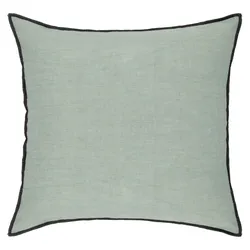 Cuscino 45x45 cm in lino e cotone verde menta - Elira