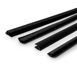 Set guarnizioni magnetiche verticali per ricambi box doccia finitura nero 195h - Flexy