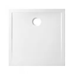 Piatto doccia 90x90x3 h cm bianco opaco antiscivolo - Navox