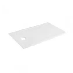 Piatto doccia 120x70x3 h cm bianco opaco antiscivolo - Navox