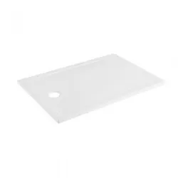 Piatto doccia 120x90x3,3 h cm bianco opaco antiscivolo - Navox