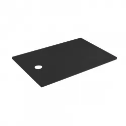 Piatto doccia 120x90x3,3 h cm nero opaco antiscivolo - Navox